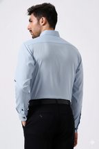 Linen Slab Pink Color Plain Men Shirt