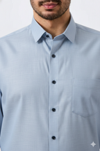 Linen Slab Pink Color Plain Men Shirt