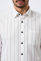 Flax Linen Cotton Mehrun Lining Men Shirt