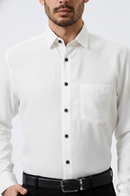 Linen Slab Pink Color Plain Men Shirt